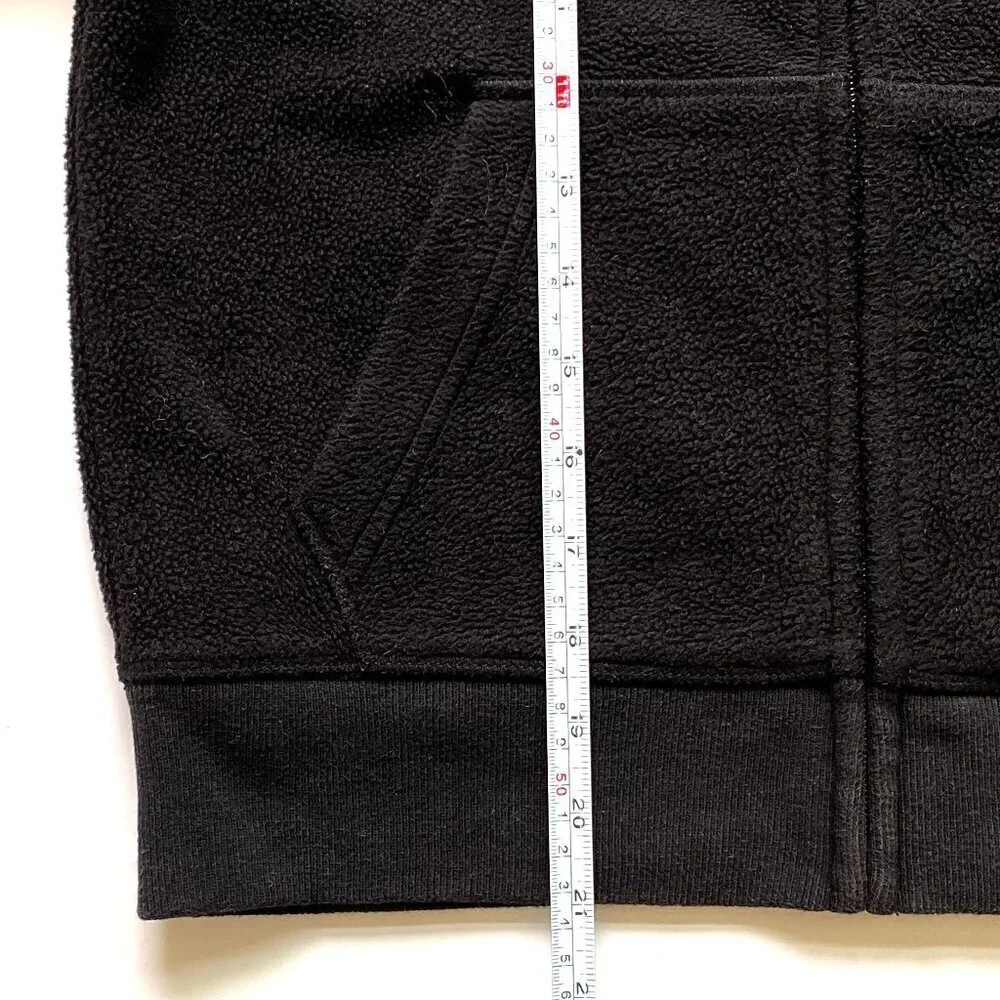 Gap Kids Boys Black Fleece Full Zip Logo Hoodie 8